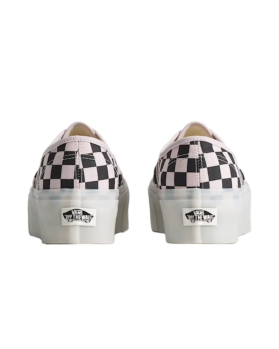 Vans Authentic Checkerboard Platform Shoes - Unisex Sizing - Image 3