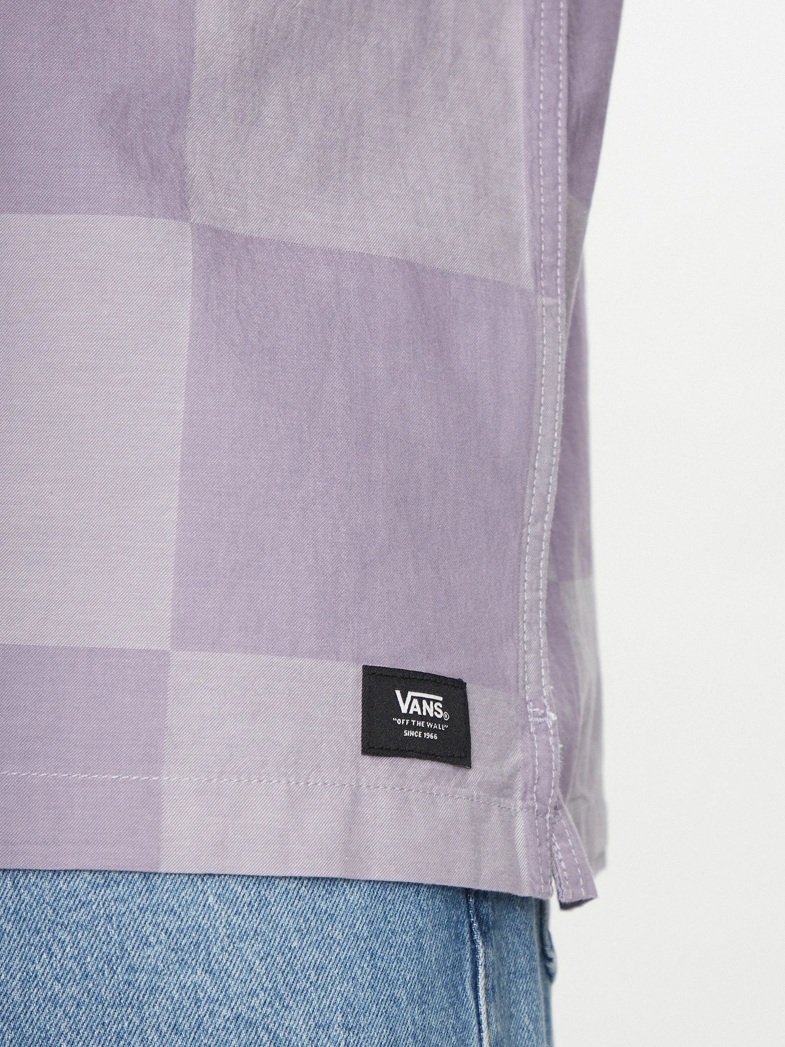 Vans Mens Kessler Checkerboard Short Sleeve Button Down Shirt - Image 3