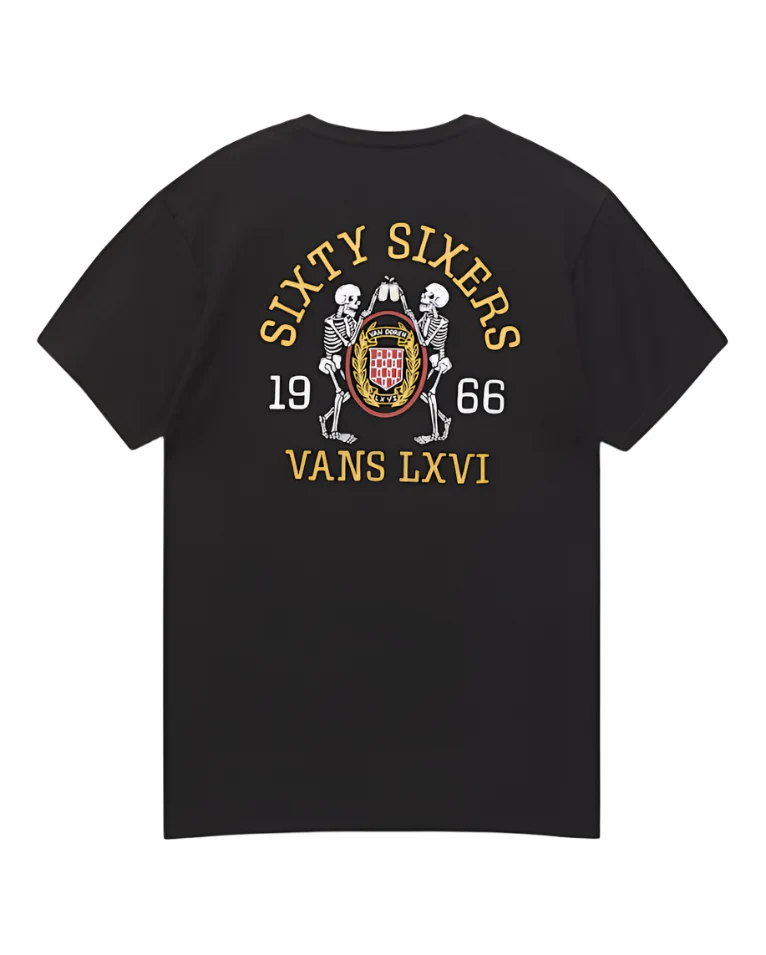 Vans Mens Frat LXVI Skull Short Sleeve T-Shirt