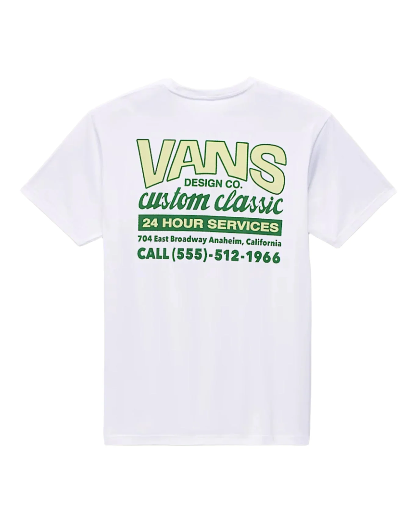 Vans Mens Shop Front Short Sleeve T-Shirt