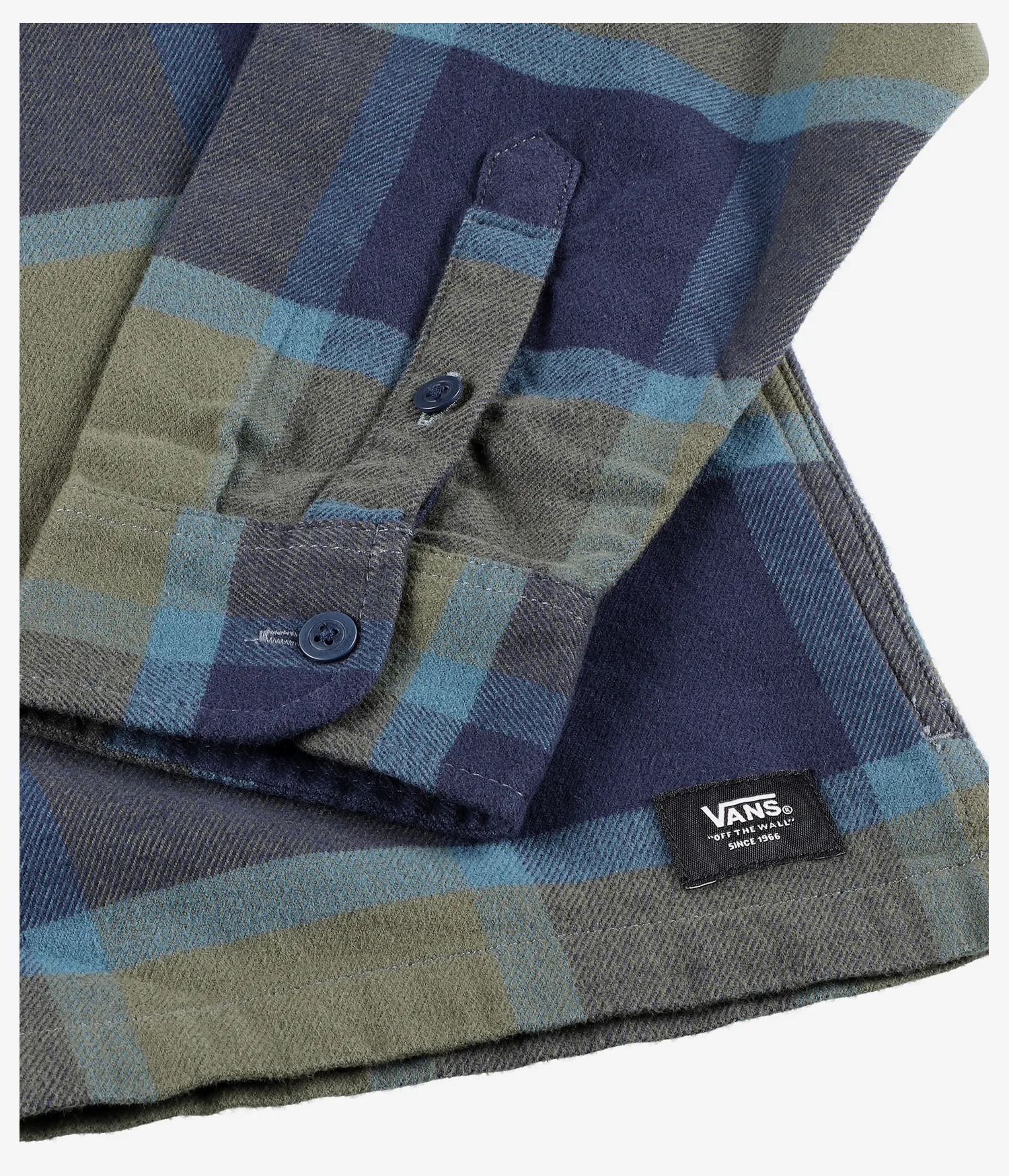 Vans Mens Larkspur Plaid Flannel Shirt - Image 5