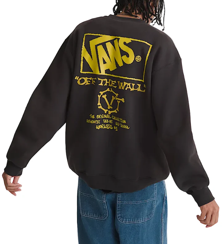 Vans Mens Circle Bones Formula Crew Sweatshirt - Image 4