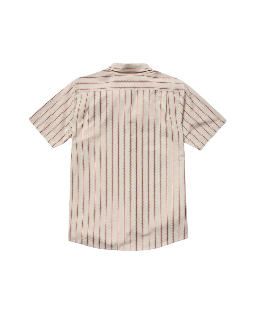 Volcom Mens Sato Stripe Short Sleeve Shirt - Image 2