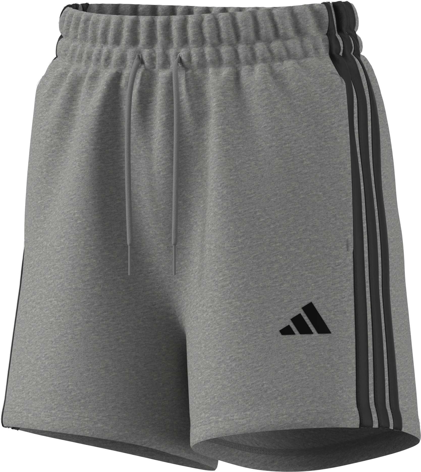 adidas Womens Essentials 3-Stripes Cotton Shorts