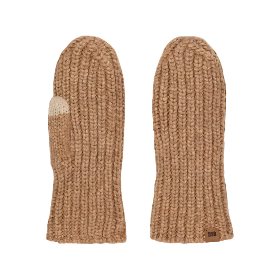 UGG Womens Chunky Rib Mittens - Image 2