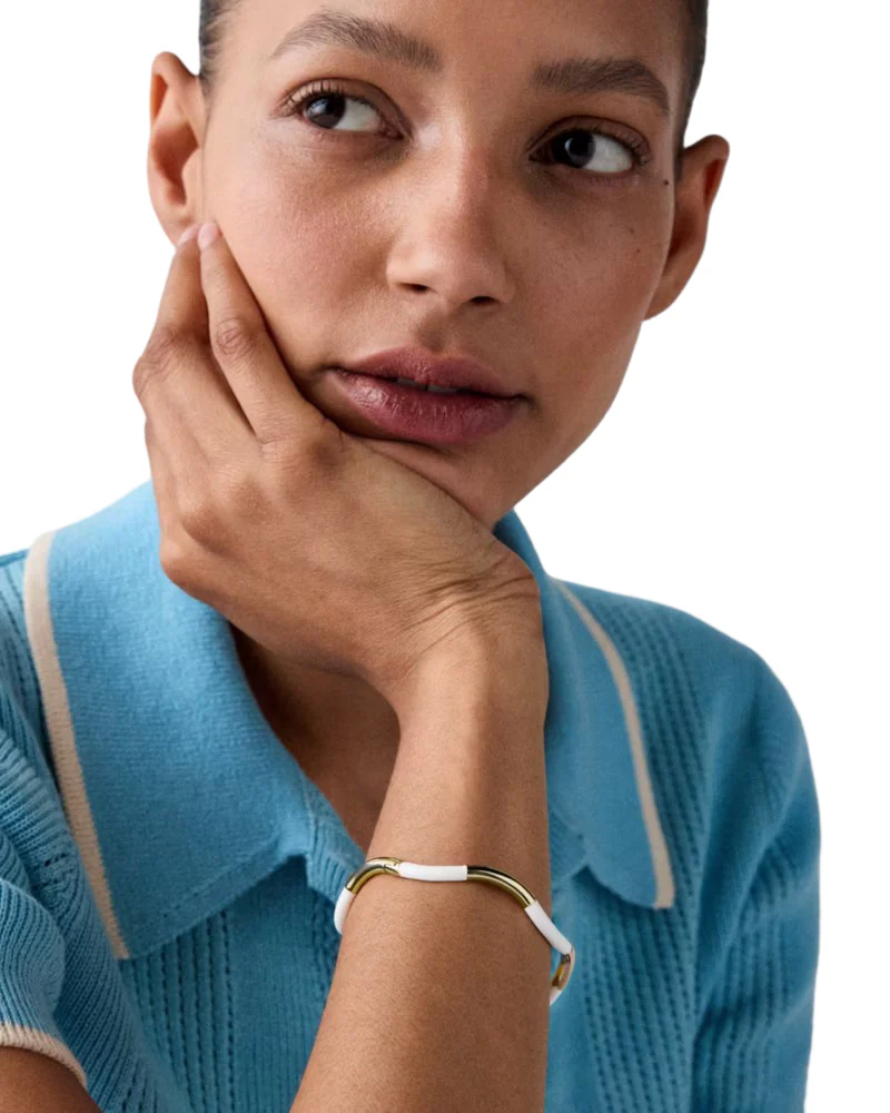 Kate Spade Wave Thin Bangle Bracelet - Image 3
