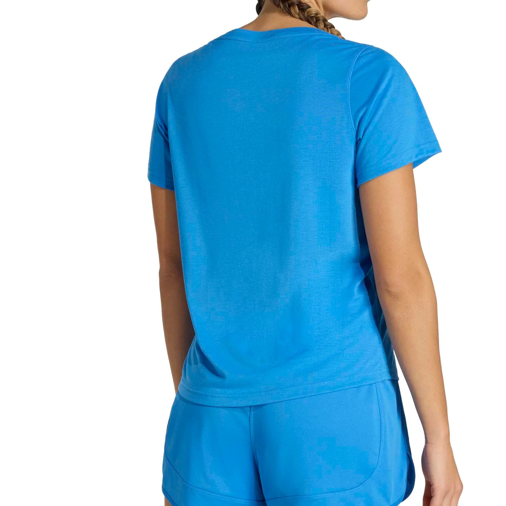 adidas Womens Workout Essentials Scoop Neck Short Sleeve T-Shirt - Image 3