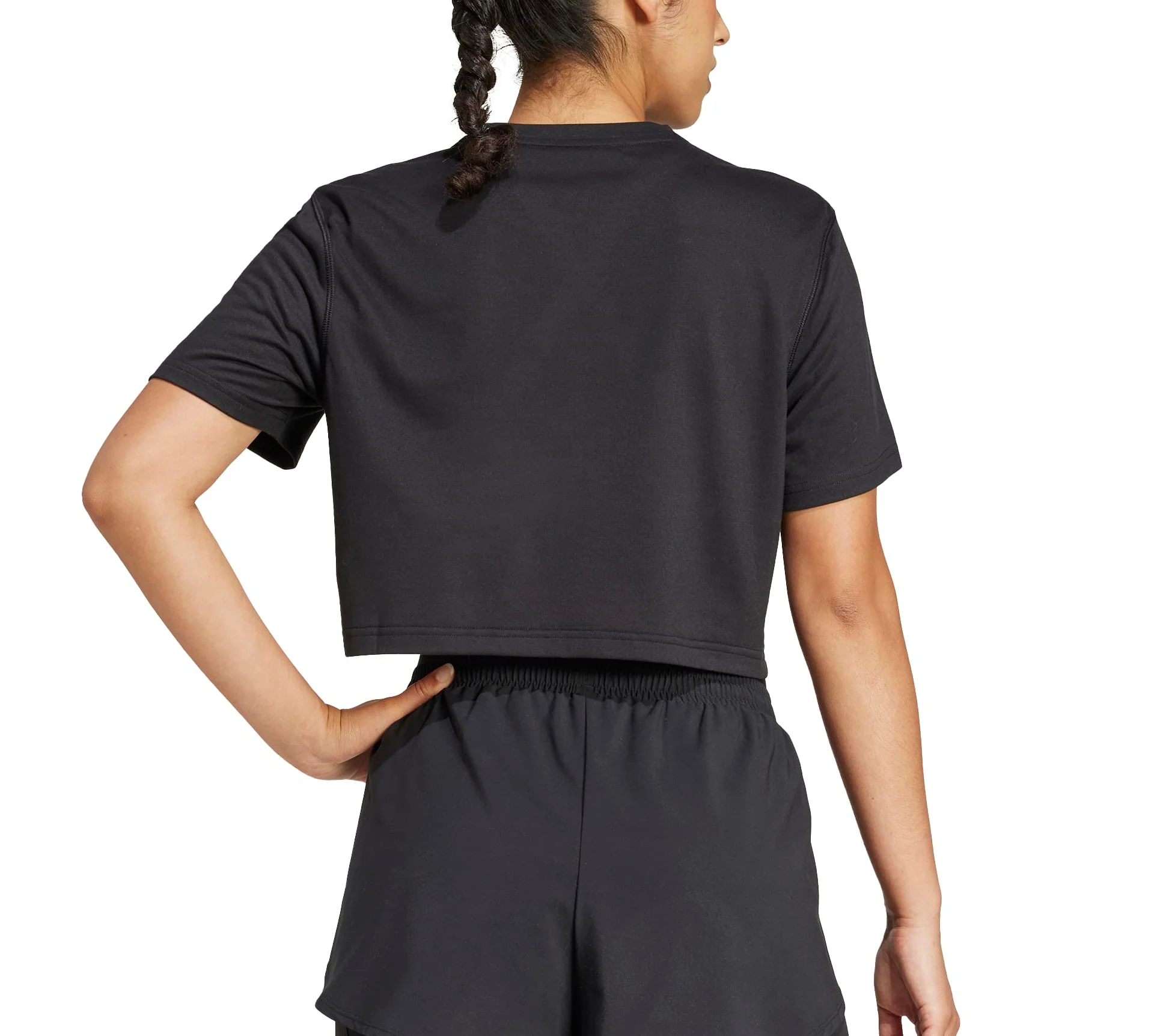 adidas Womens Train Essentials Boxy Workout Short Sleeve T-Shirt - Image 3