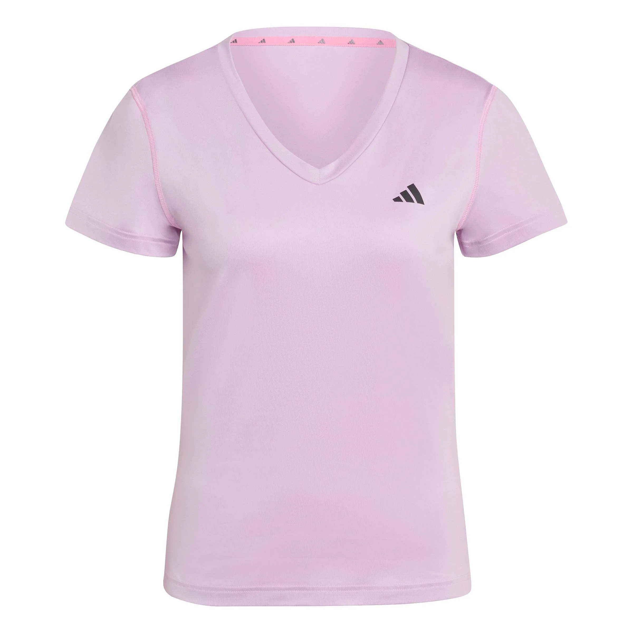 adidas Womens Workout Essentials V-Neck Short Sleeve T-Shirt