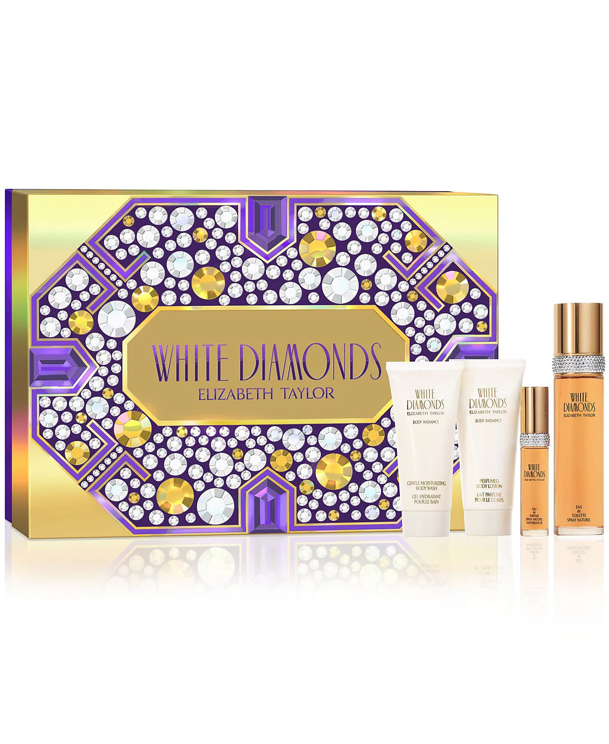Elizabeth Taylor White Diamonds Fragrance Gift Set - 4-Piece