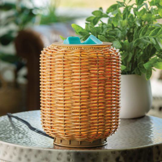 Candle Warmers Etc. Wicker Lantern Illumination Fragrance Warmer - Image 2
