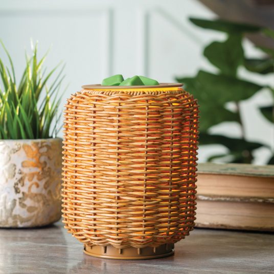 Candle Warmers Etc. Wicker Lantern Illumination Fragrance Warmer - Image 3