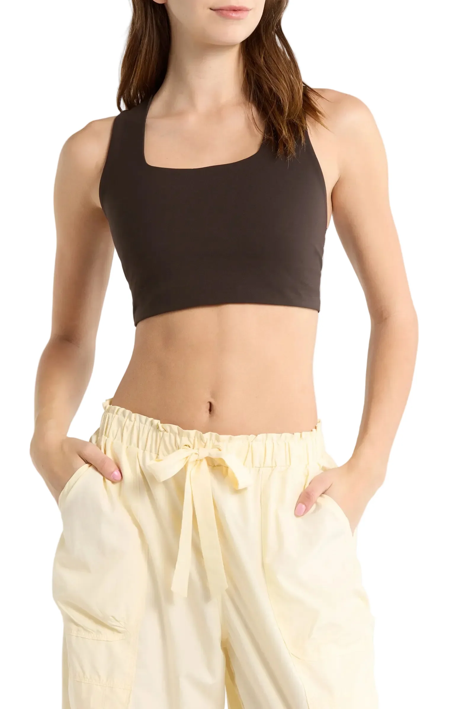 Free People Womens Win Win Sports Bra