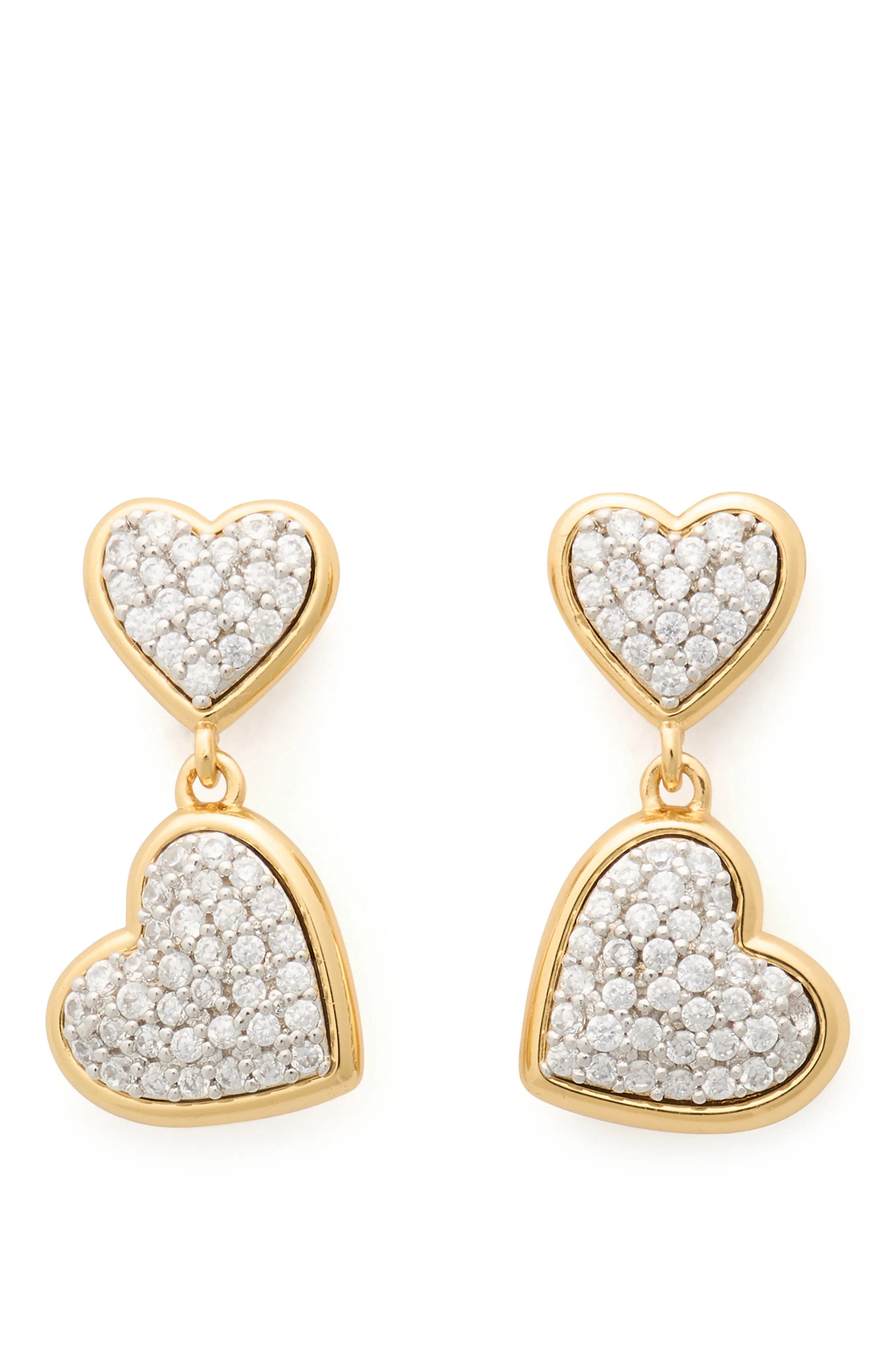 Kate Spade With All My Heart Pave Drop Earrings