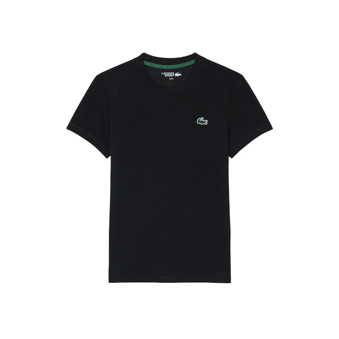 Lacoste Womens Slim Fit Ultra Dry Stretch Sport Short Sleeve T-shirt