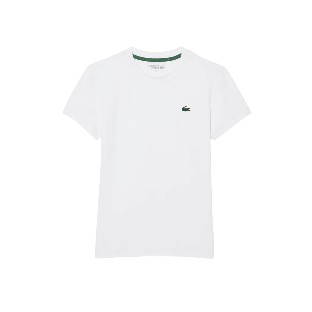 Lacoste Womens Slim Fit Ultra Dry Stretch Sport Short Sleeve T-shirt - Image 3
