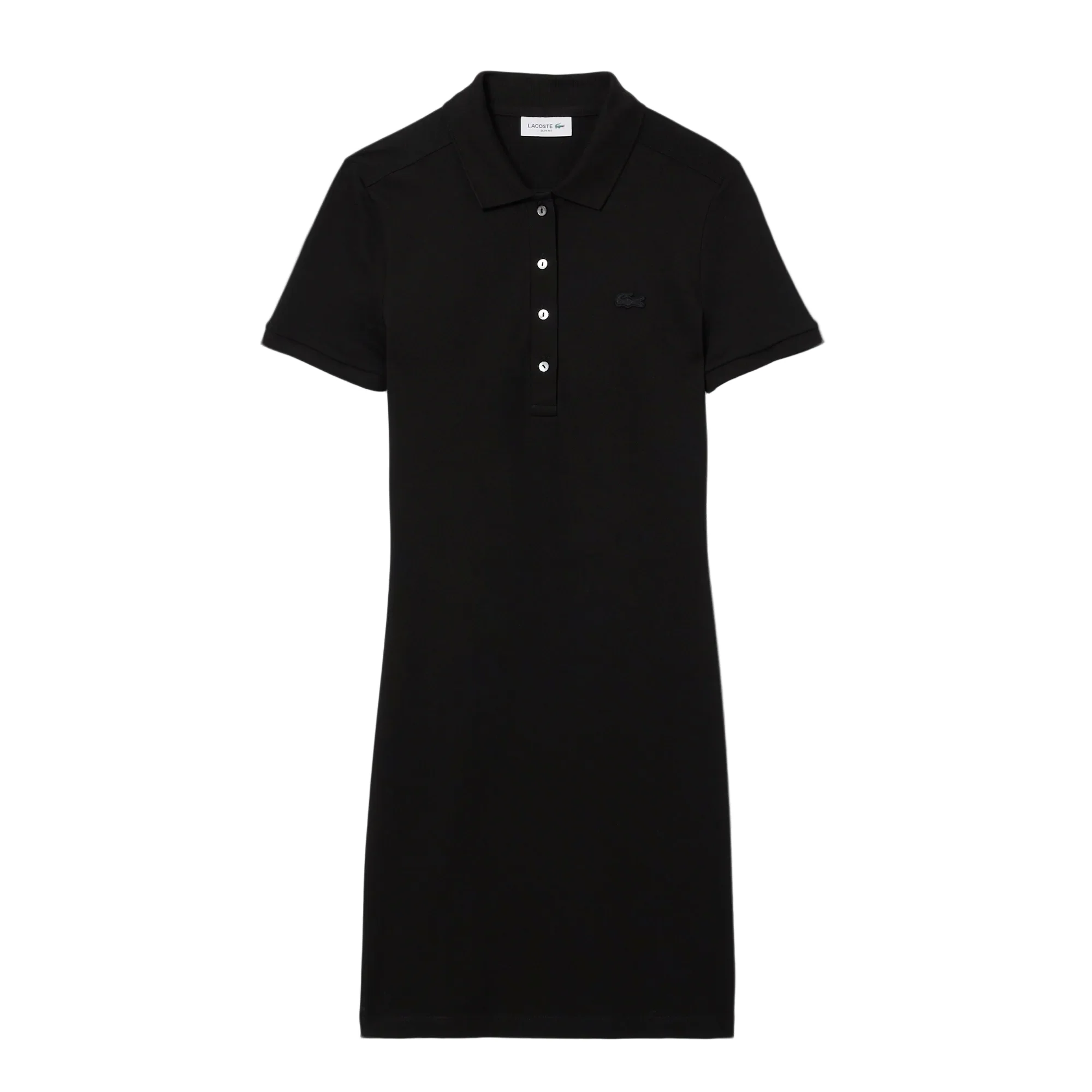 Lacoste Womens Slim Fit Stretch Mini Piqué Polo Dress