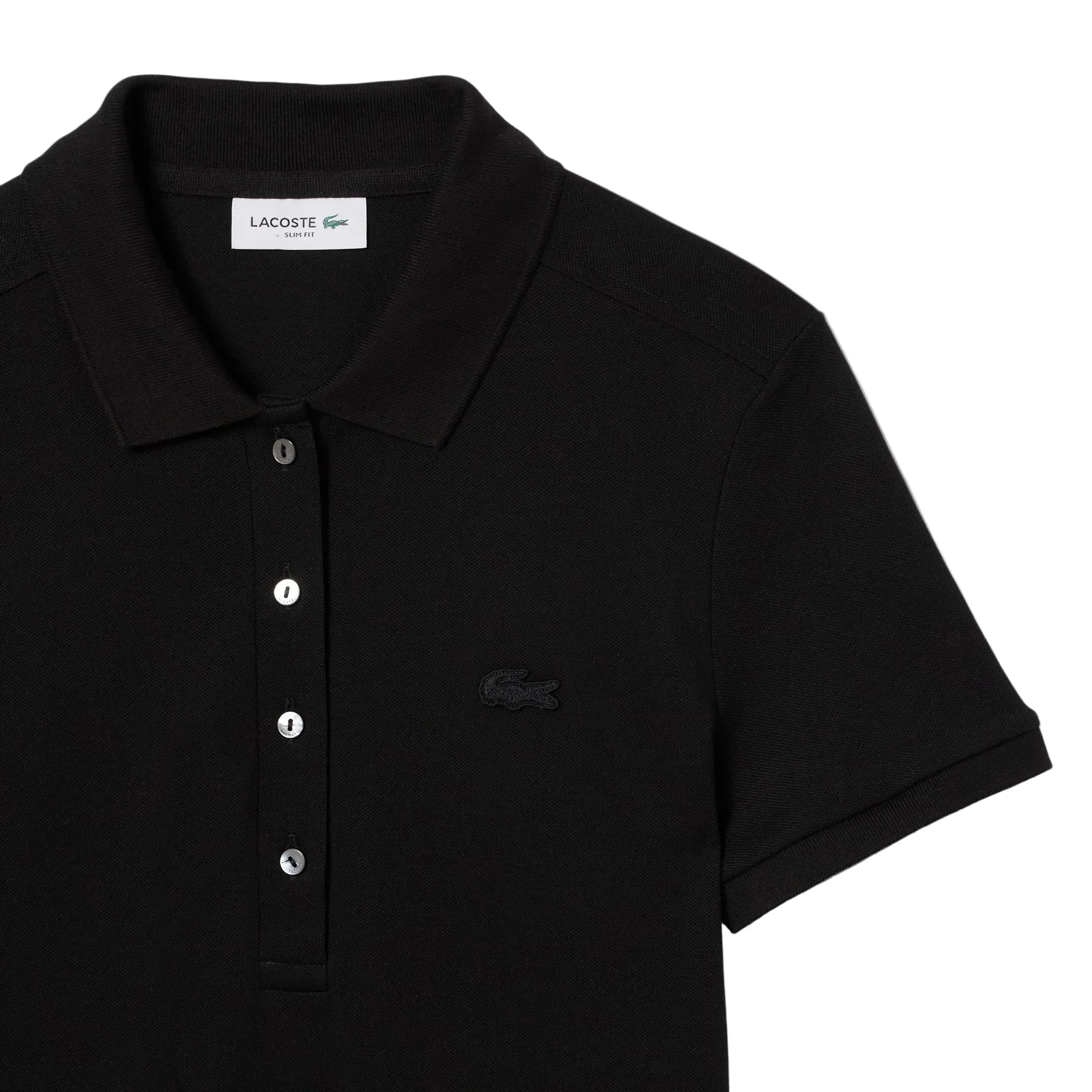 Lacoste Womens Slim Fit Stretch Mini Piqué Polo Dress - Image 2