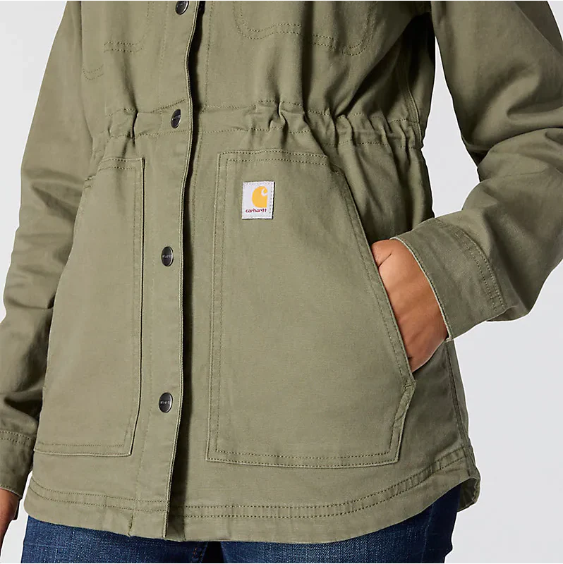 Carhartt Womens Tencel Fiber Series Relaxed Fit Canvas - 1 Warm Rating Coat - Image 6