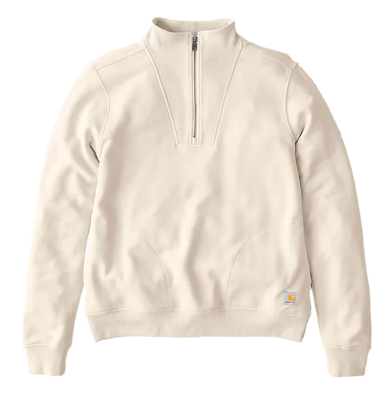 Carhartt Womens Tencel Fiber Series Relaxed Fit Half-Zip Sweatshirt - Image 2
