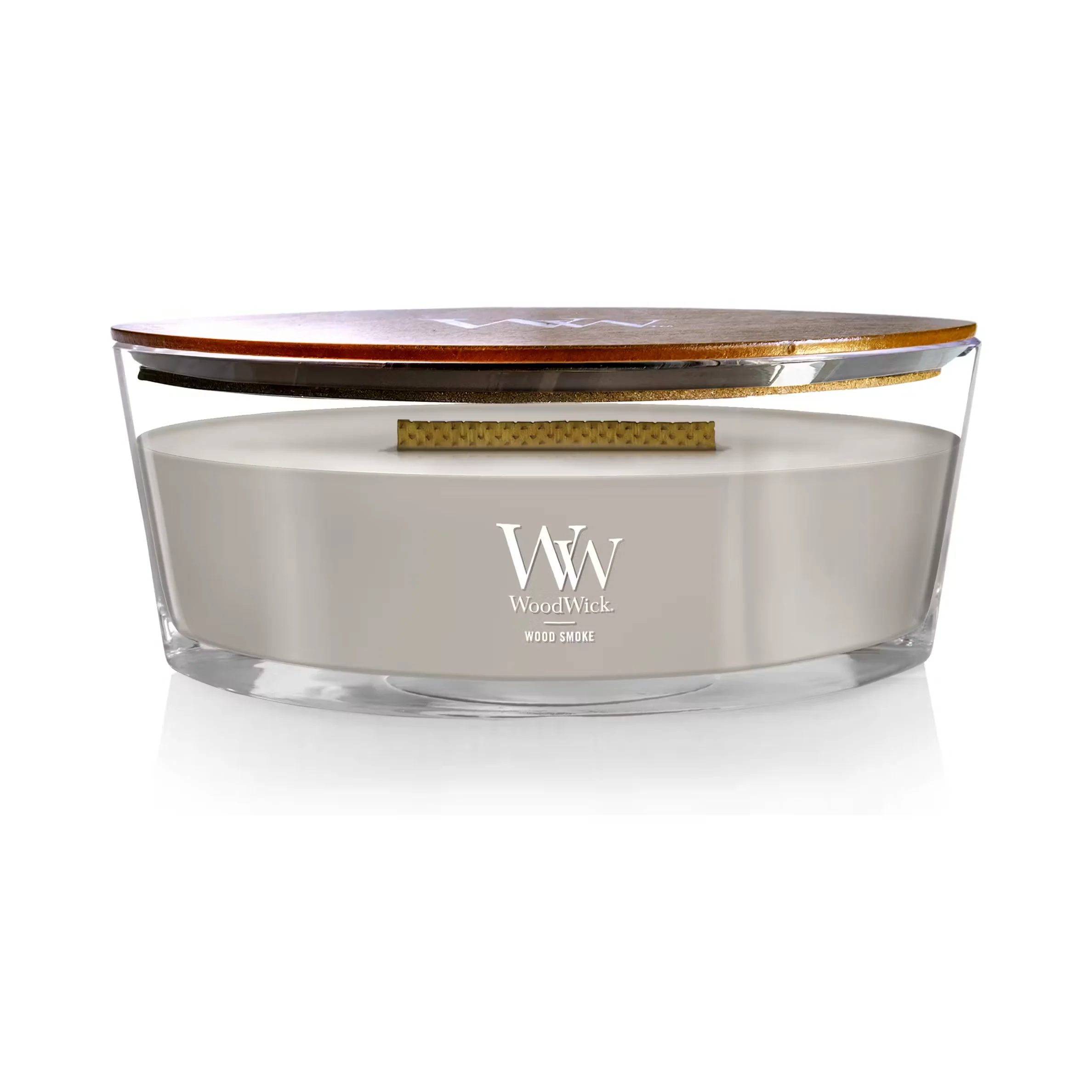 WoodWick Wood Smoke Ellipse Candle - 16 oz. - Image 2