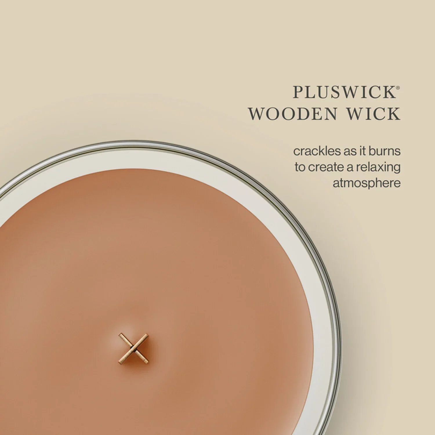 WoodWick Hazelnut Roast Large Hourglass Candle - 21.5 oz. - Image 5