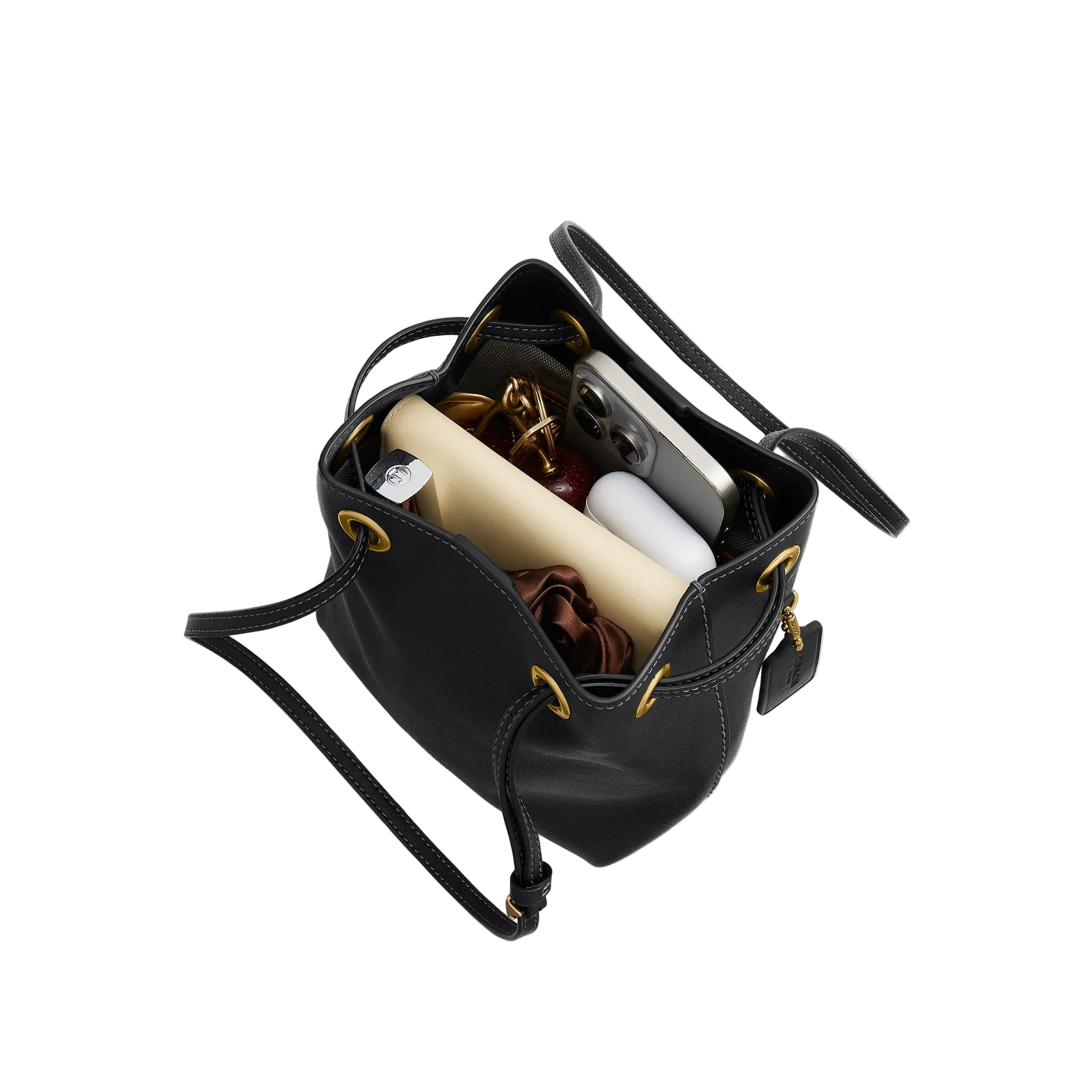 COACH Jade Drawstring Crossbody Handbag - Image 4