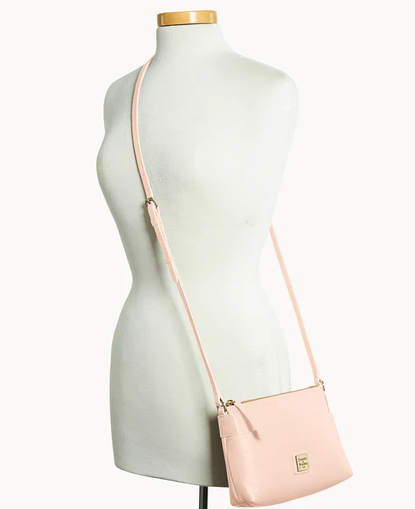 Dooney & Bourke Lucca Leather Ginger Crossbody Handbag - Image 4