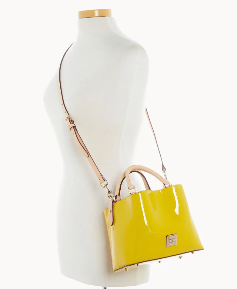 Dooney & Bourke Patent Mini Barlow Crossbody Handbag - Image 4