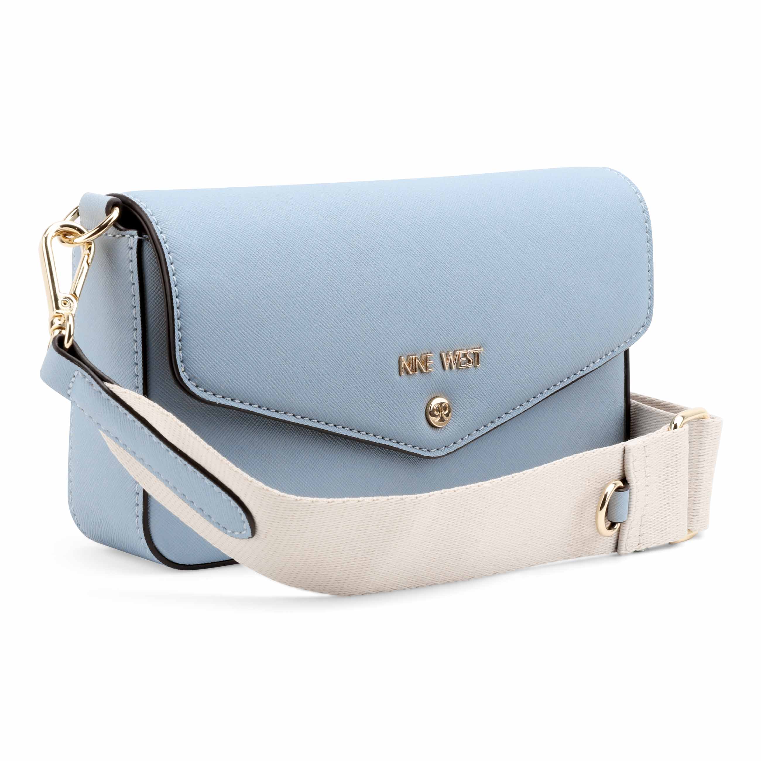 Nine West Peaches Flap Crossbody Handbag with Card Case - Image 2