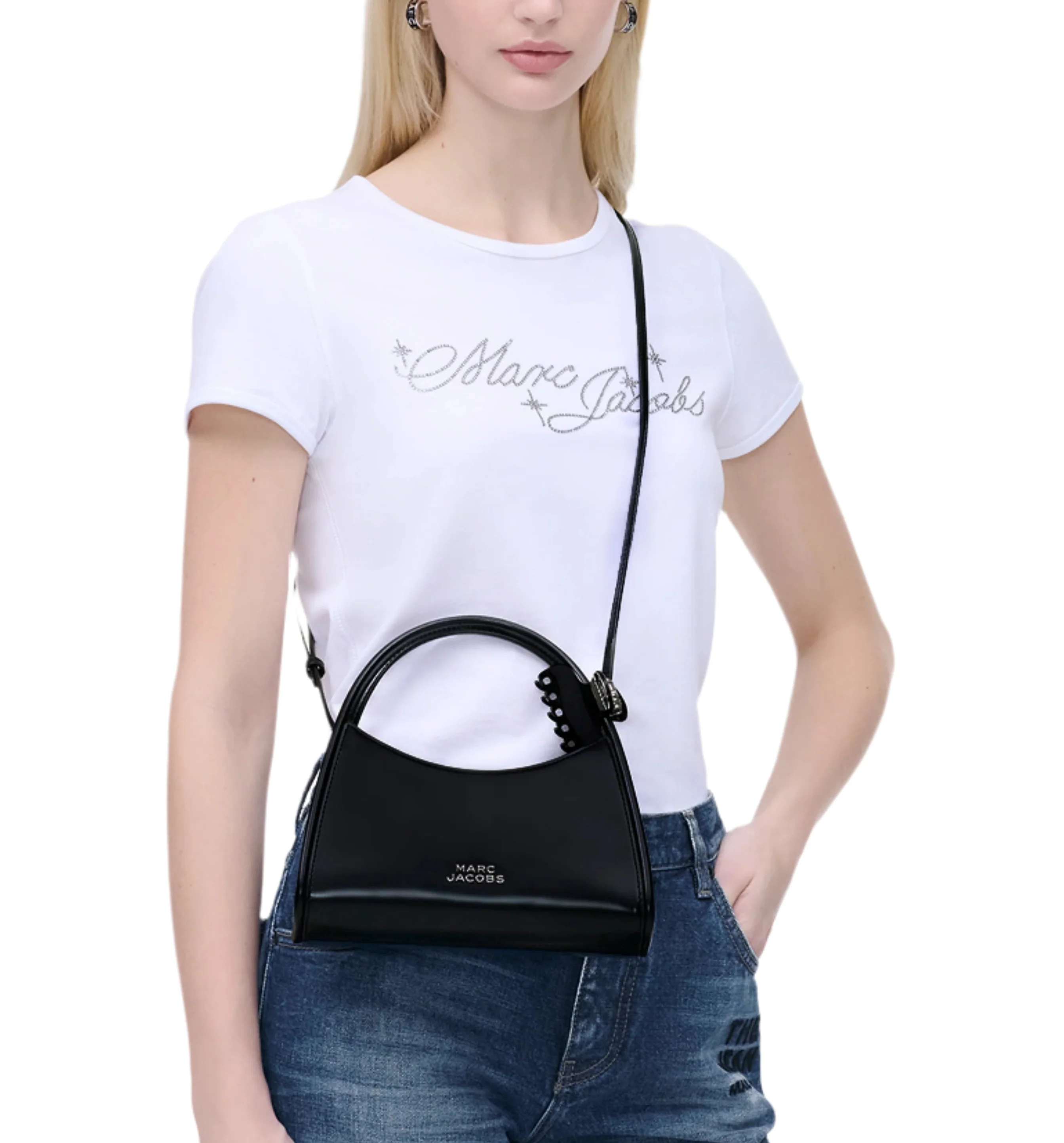 Marc Jacobs The Claw Clip Crossbody Handbag - Image 6