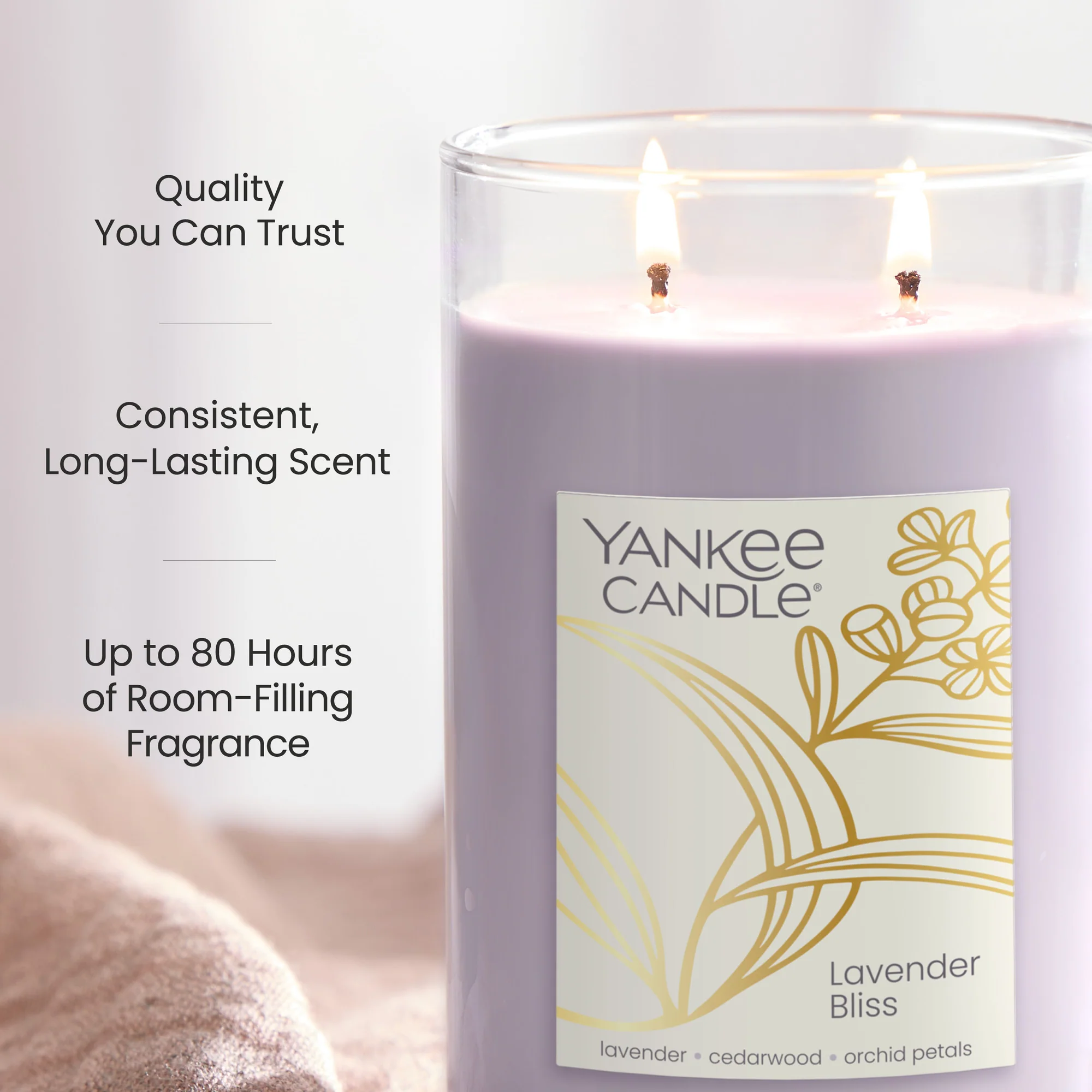 Yankee Candle Signature Large Tumbler Candle - Lavender Bliss - Image 2