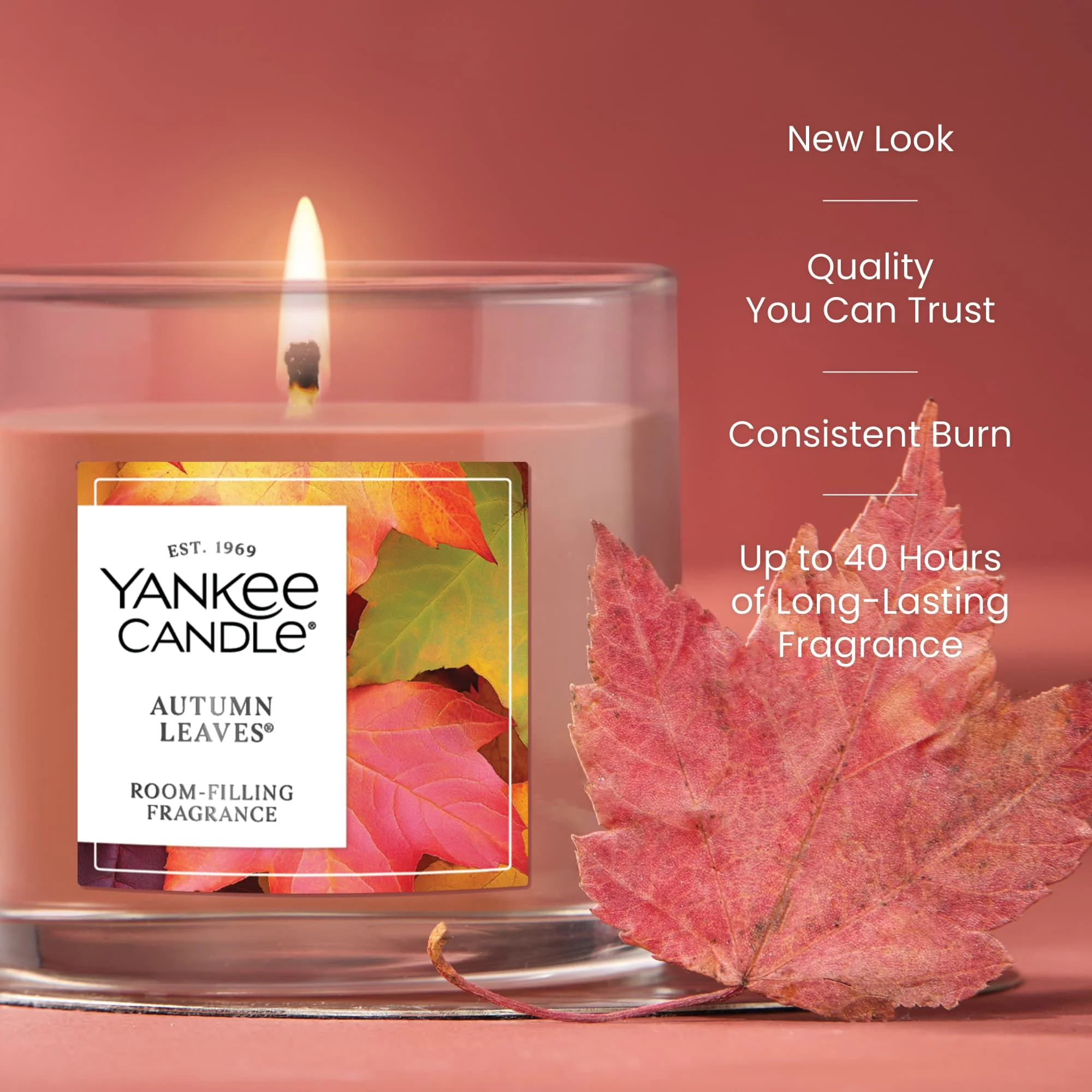 Yankee Candle Small Tumbler Candle - Autumn Leaves - Image 4