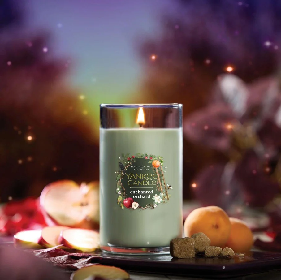 Yankee Candle Signature Medium Pillar Candle - Enchanted Orchard - Image 3