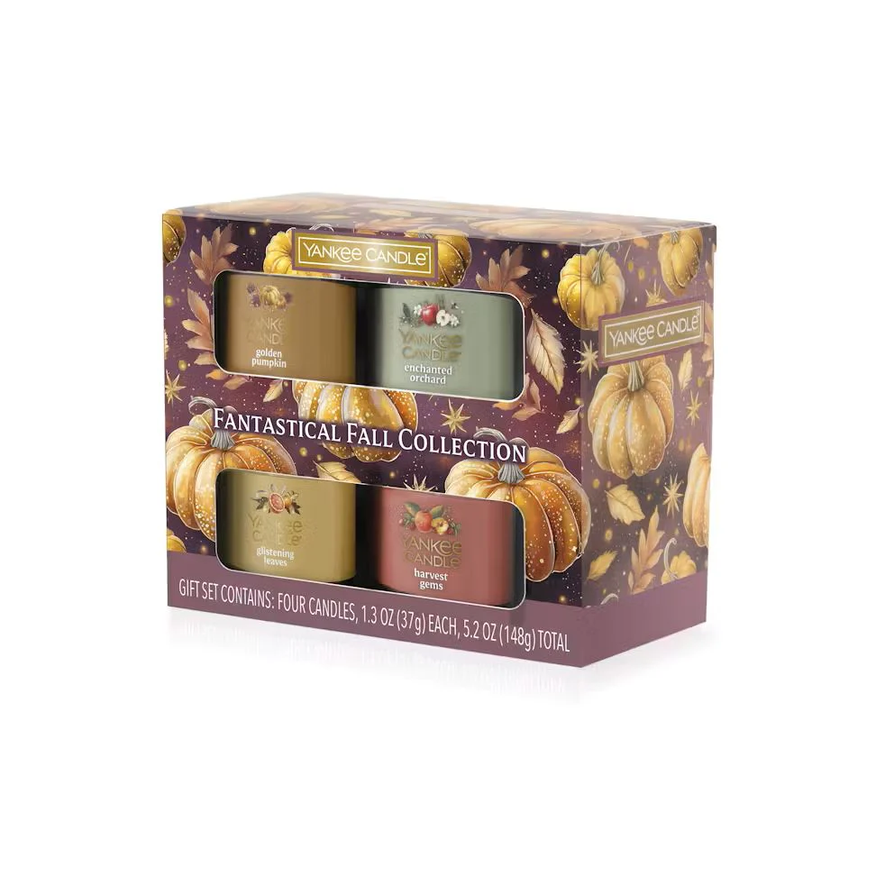 Yankee Candle Fantastical Fall Collection 4-Pack Mini Candle Gift Set - Image 2