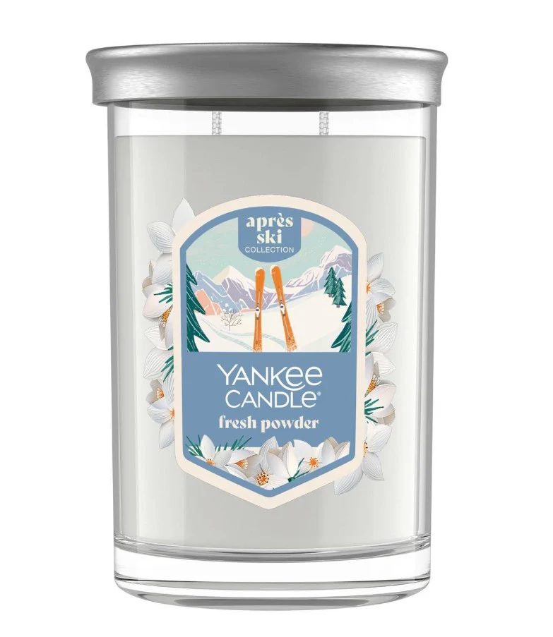 Yankee Candle Signature Large Tumbler Candle - Fresh Powder