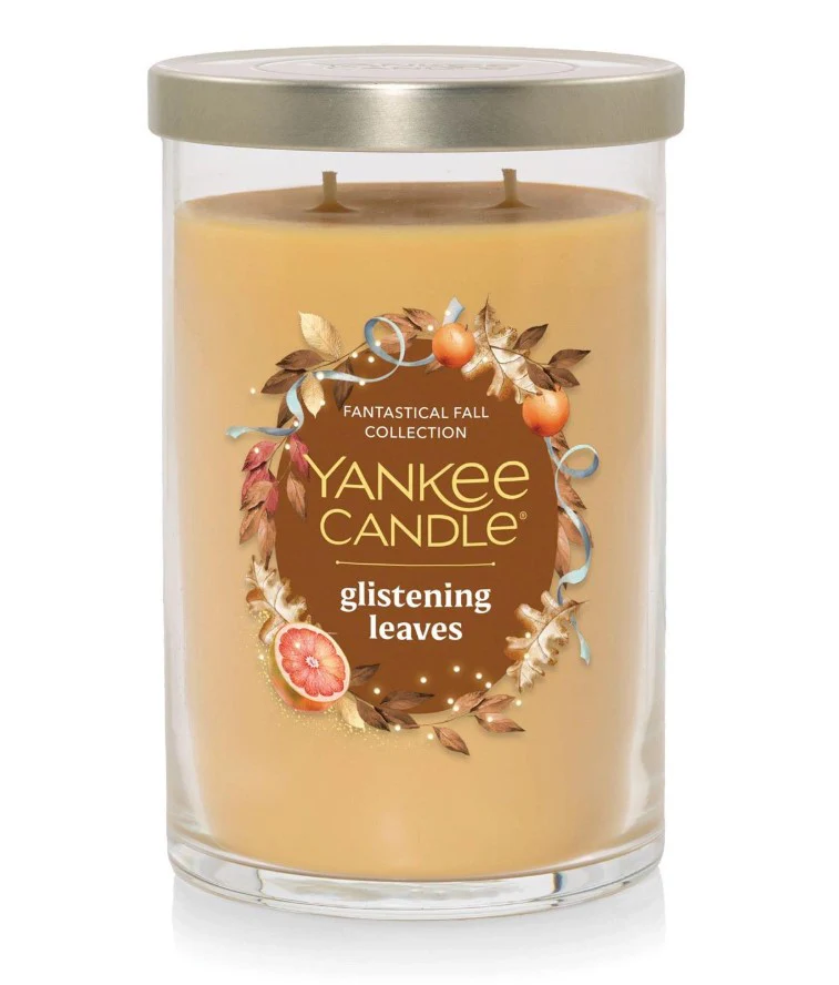 Yankee Candle Large Tumbler Candle - Glistening Leaves