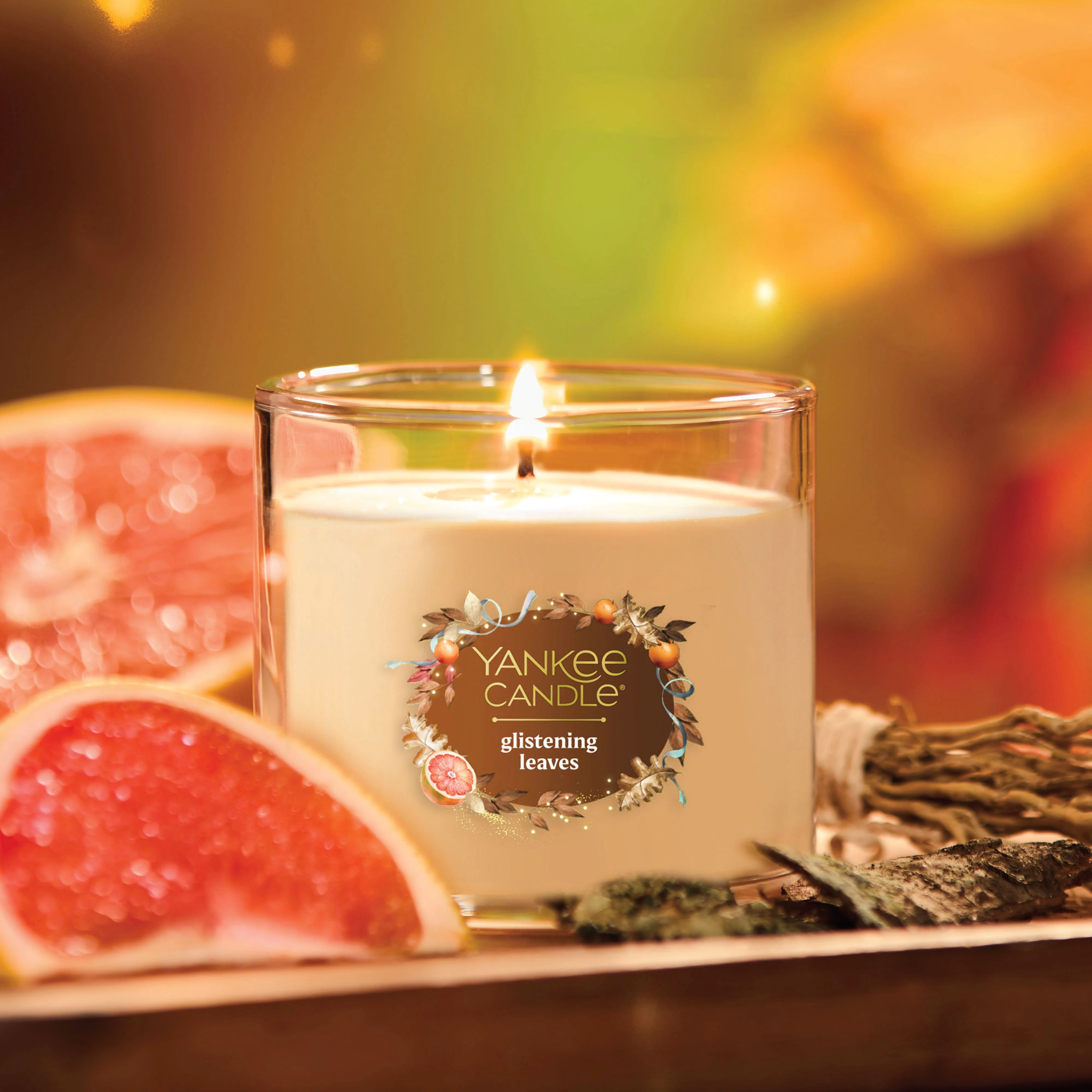 Yankee Candle Signature Small Tumbler Candle - Glistening Leaves - Image 2