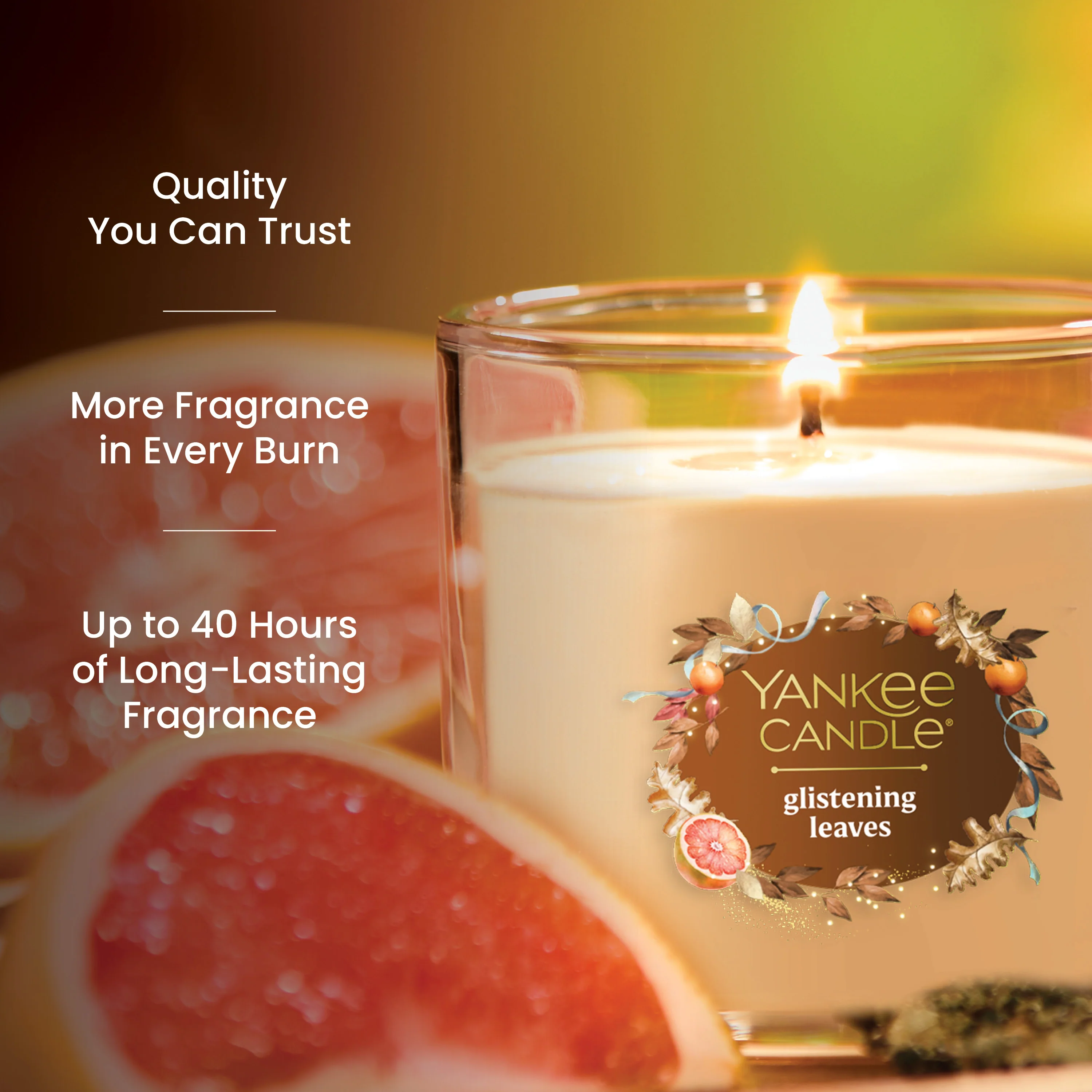 Yankee Candle Signature Small Tumbler Candle - Glistening Leaves - Image 4