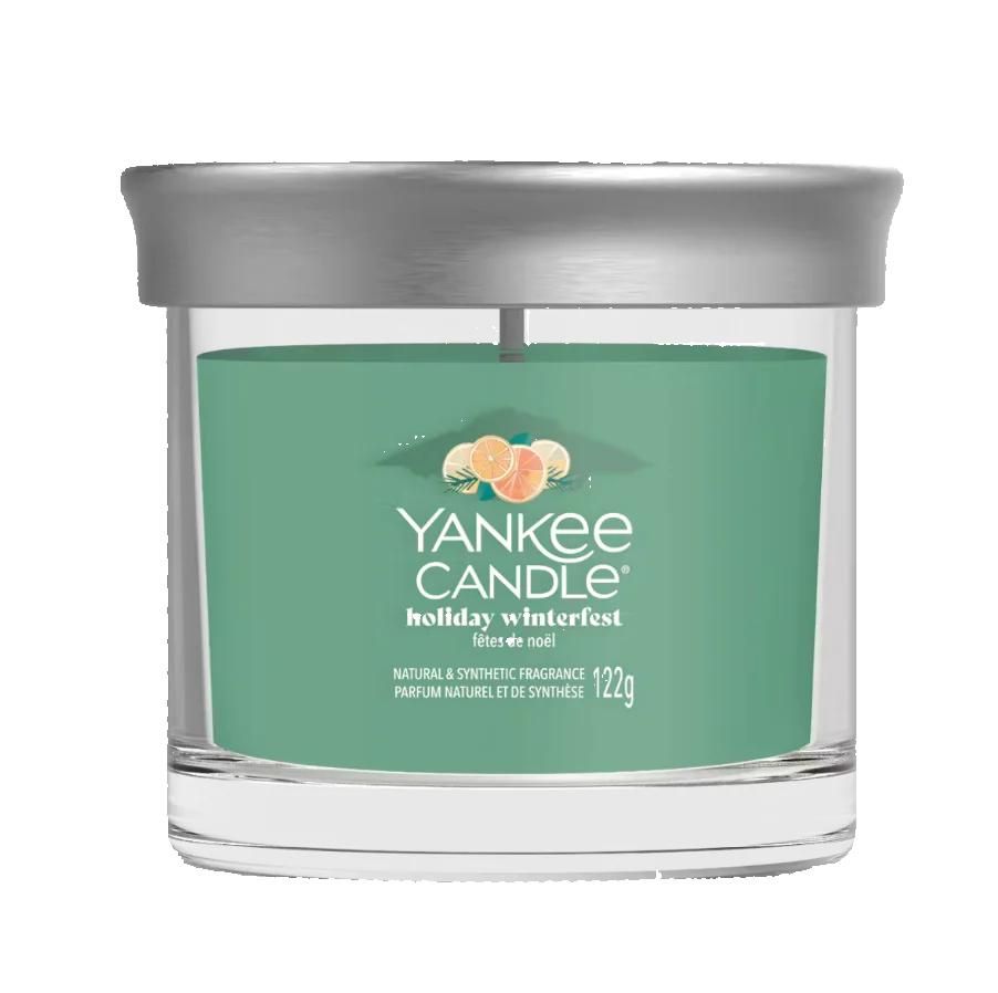Yankee Candle Signature Small Tumbler Candle - Holiday Winterfest Candle