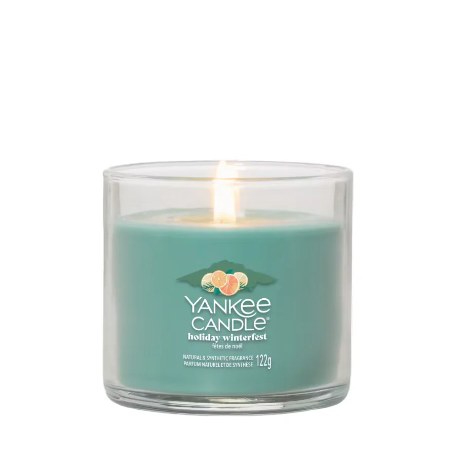 Yankee Candle Signature Small Tumbler Candle - Holiday Winterfest Candle - Image 3