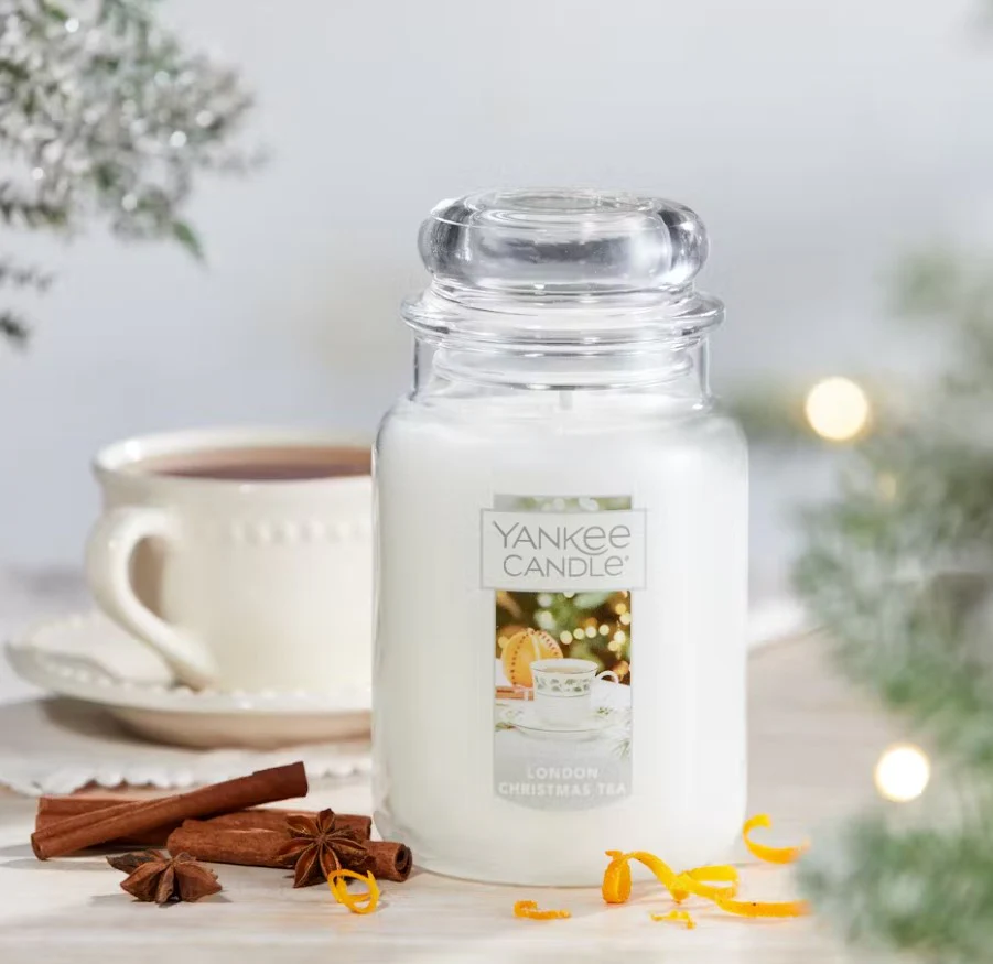 Yankee Candle Original Large Jar Candle - London Christmas Tea - Image 3