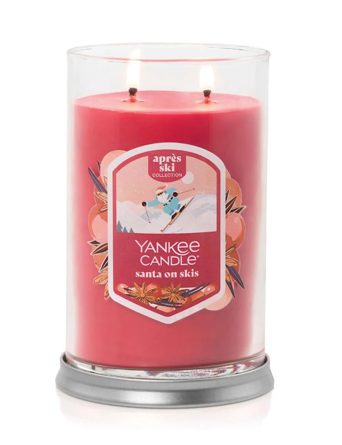 Yankee Candle Signature Large Tumbler Candle - Santa On Ski - Image 2