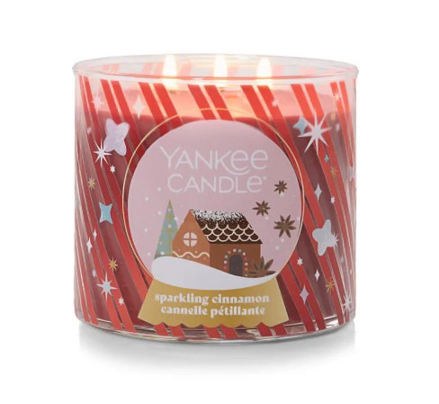Yankee Candle 3-Wick Candle - Sparkling Cinnamon - Image 2