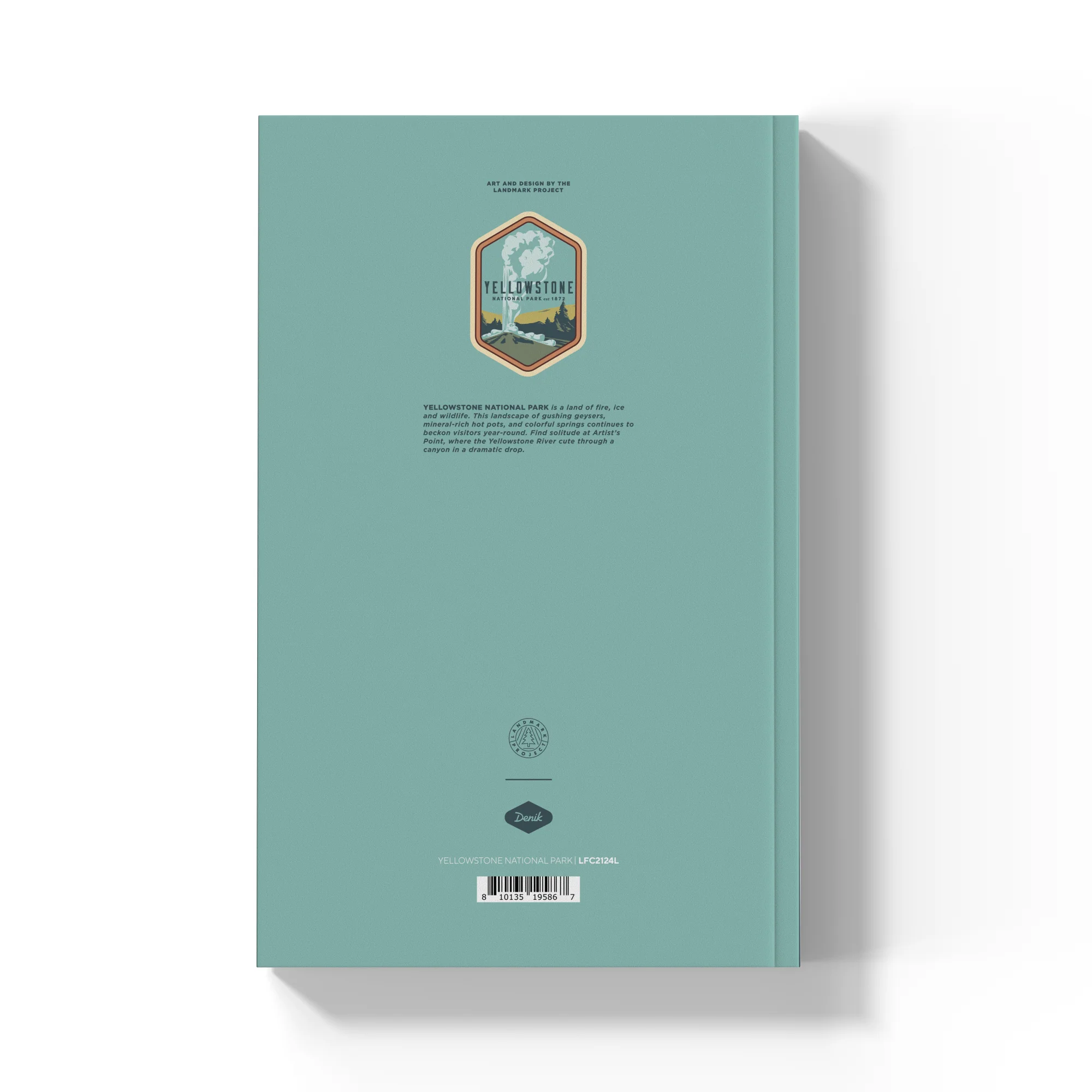 Denik Yellowstone National Park Landmark Classic Layflat Notebook - Image 2