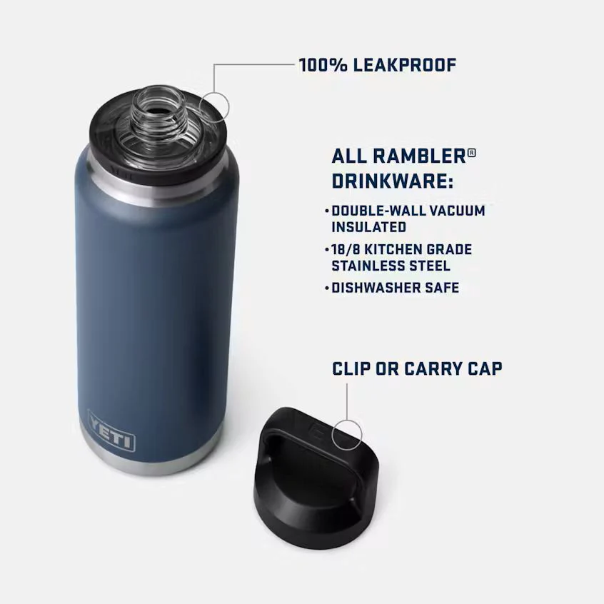 YETI Rambler 36 oz. Water Bottle with Chug Cap - Image 3