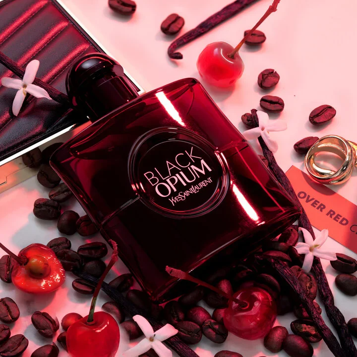 Yves Saint Laurent Black Opium Eau De Parfum Over Red - 1.6 oz. - Image 3