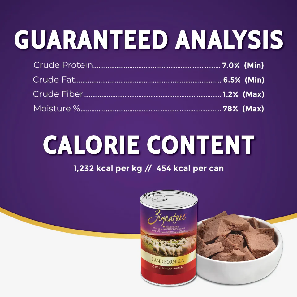 Zignature Lamb Formula Wet Dog Food - 13 oz. - Image 5
