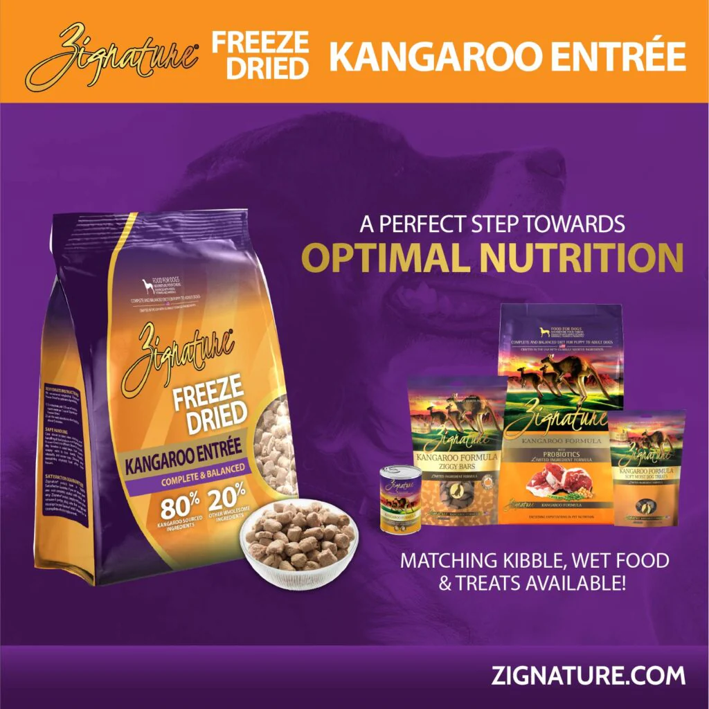 Zignature Original Freeze Dried Kangaroo Entrée Dry Dog Food - 4 oz. - Image 8