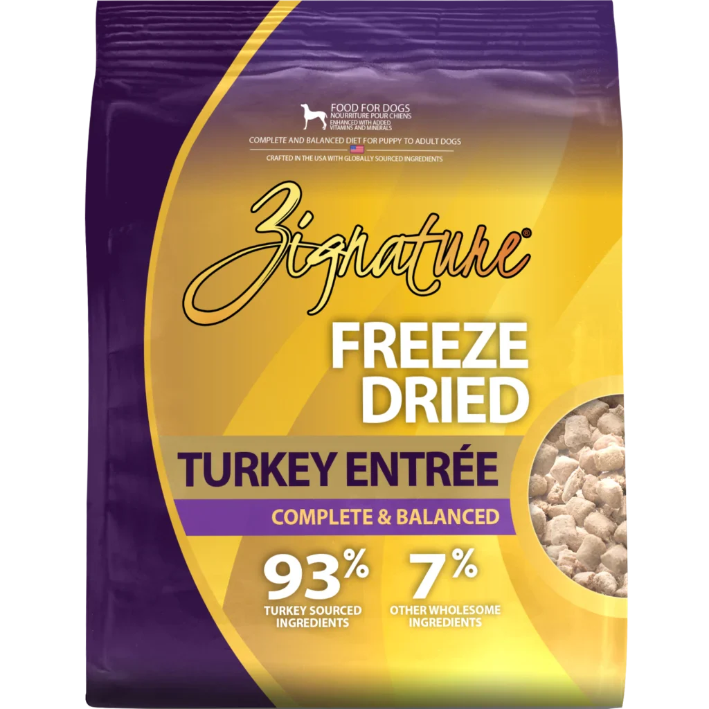 Zignature Original Freeze Dried Turkey Entrée Dry Dog Food - 4 oz.
